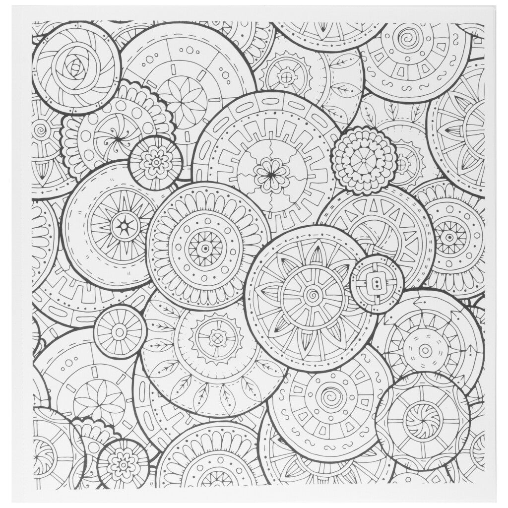 Stylex kleurboek volwassen 24x24 cm