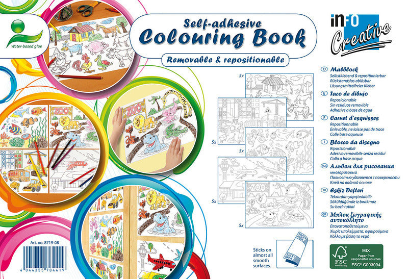 Info Notities Info Notities IN-8719-08 Kleurboek 300mm X 200mm Kleurboek