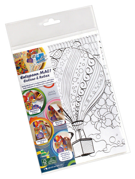 Info notities in-8722-08 creatief kleurvel a5 color relax voor volwassenen