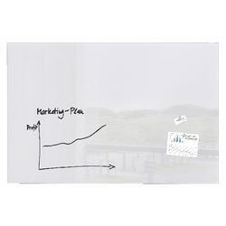 Sigel glasmagneetbord - glaswhiteboard xl - artverum - 150x100cm - wit - si-gl220