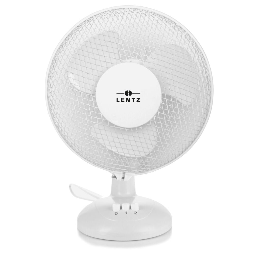 Lentz tafelventilator 23 cm wit