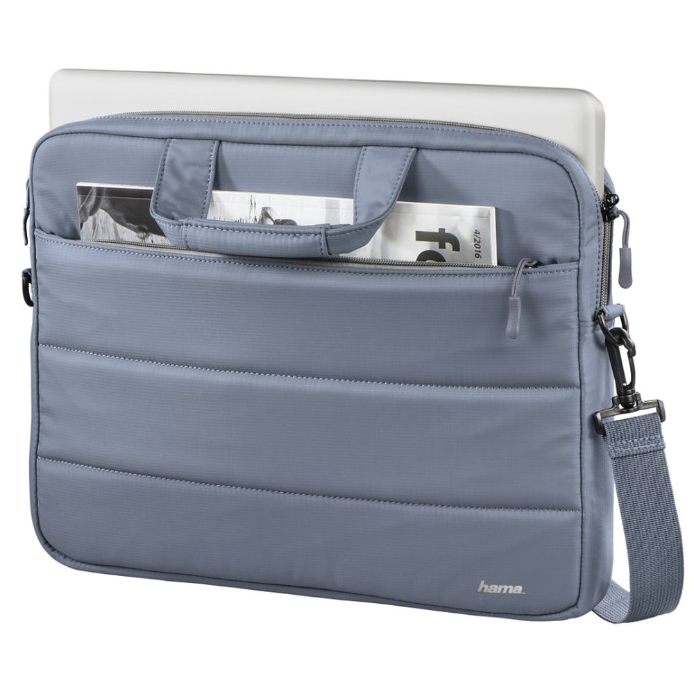Hama notitieboekje-tas #039;toronto #039; tot 34 cm (13,3 #039;) grijs blauw