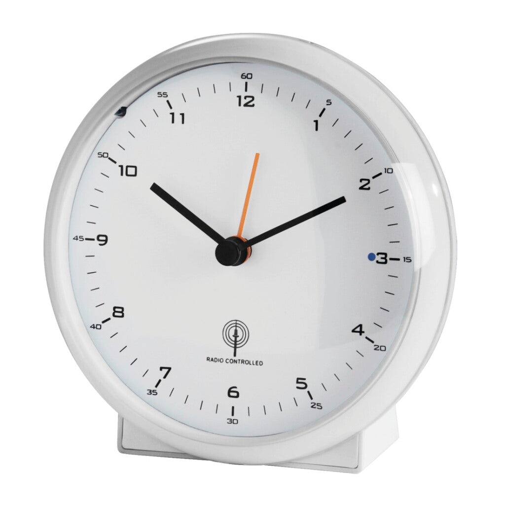 Hama radiogestuurde wekker elegance pro geluidsarm wit