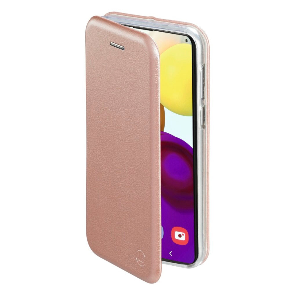 Hama boekje curve voor samsung galaxy a71 rosé goud