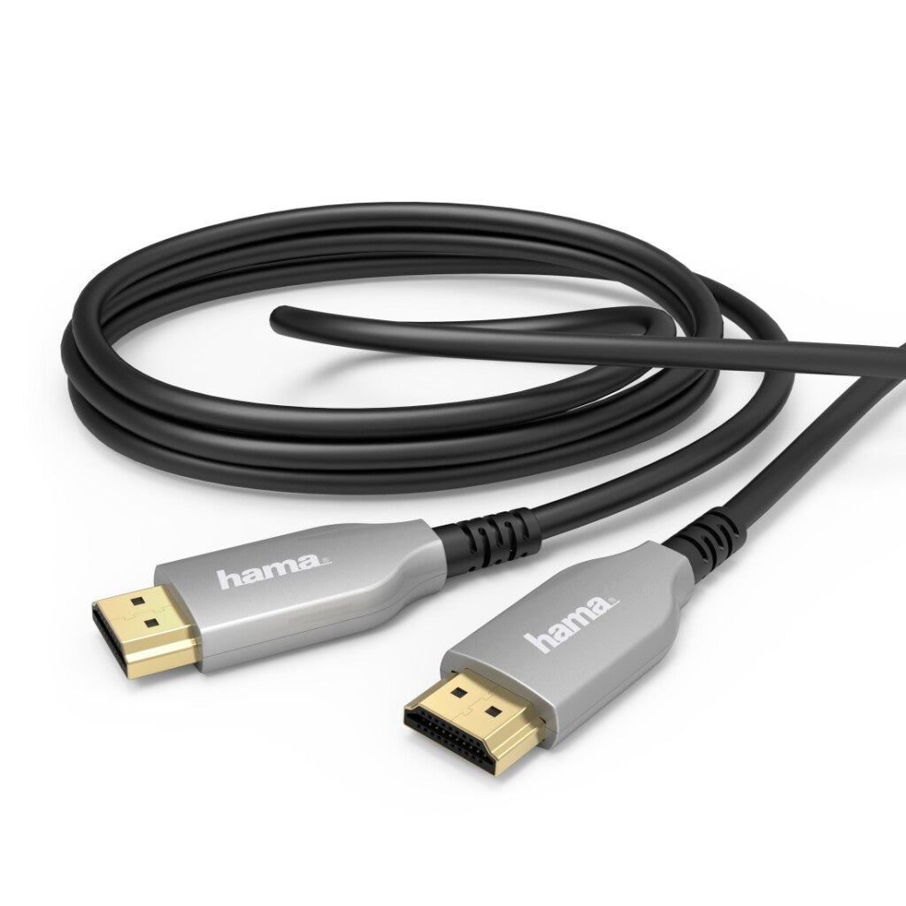 Hama potentieel actieve hdmi trade;-kabel stekker - stekker 4k verguld 10 m