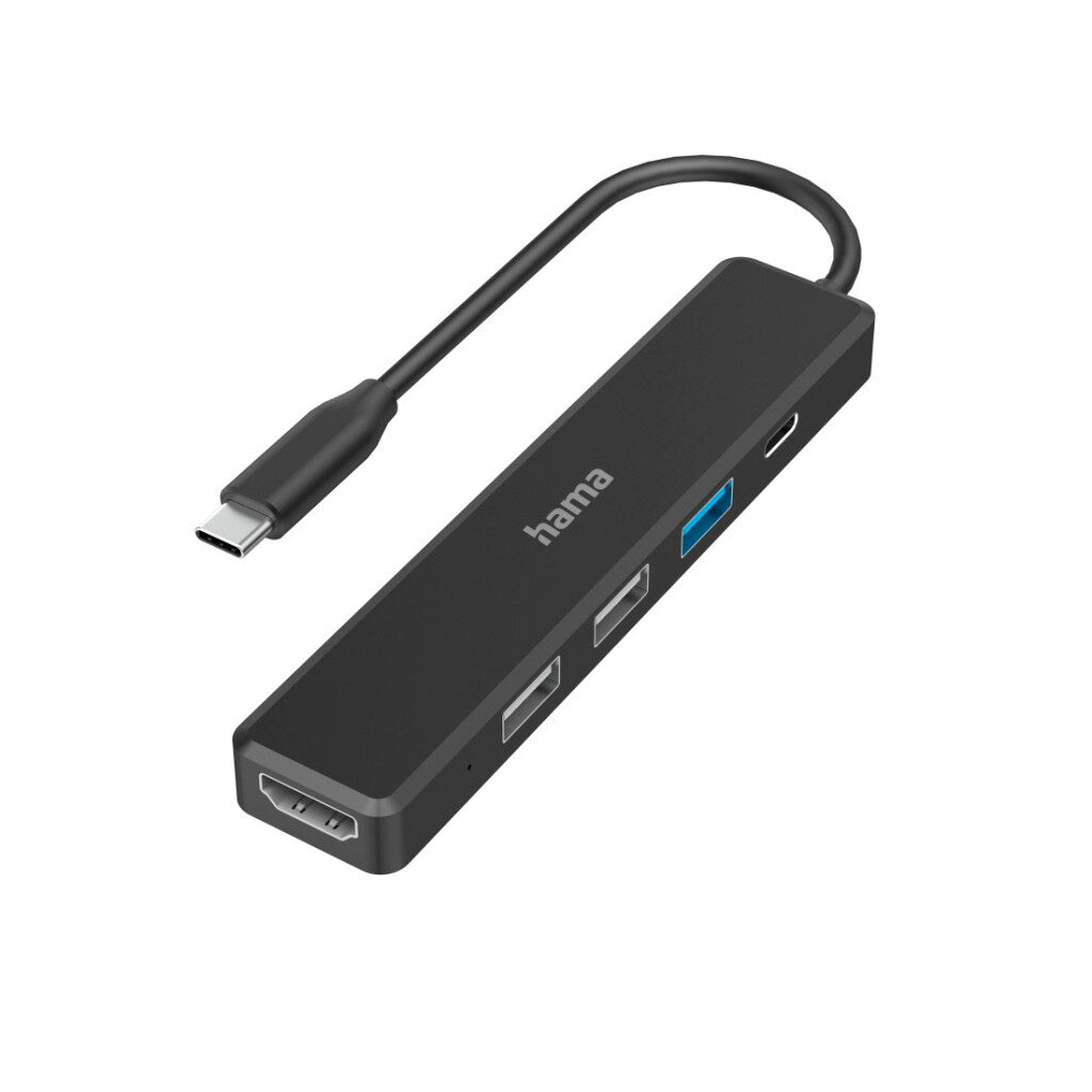 Hama USB-C-hub Multiport 5-poorts 3x USB-A USB-C HDMI handel;