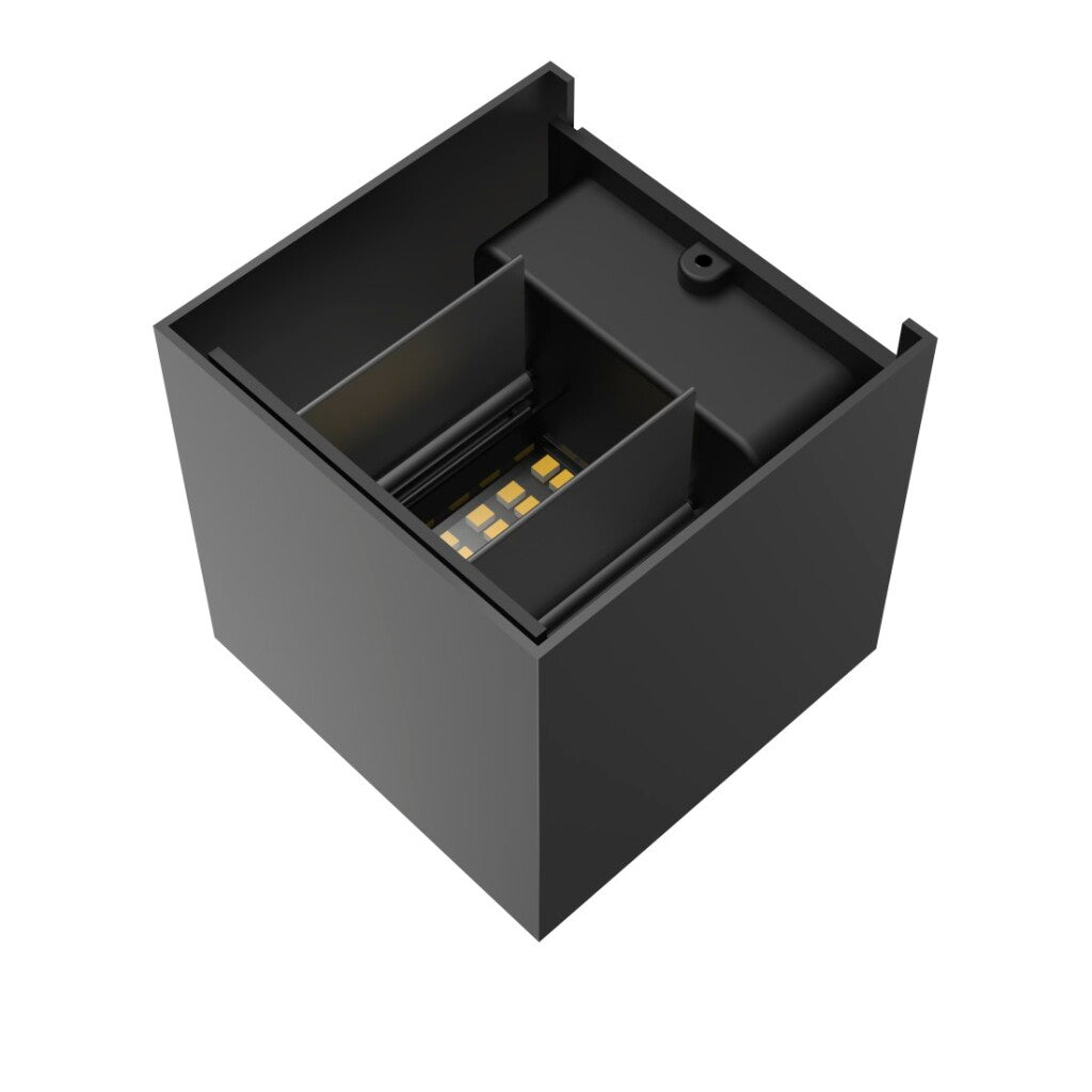 Hama led-wandlamp voor binnen en buiten wifi app- en spraakbesturing zwart