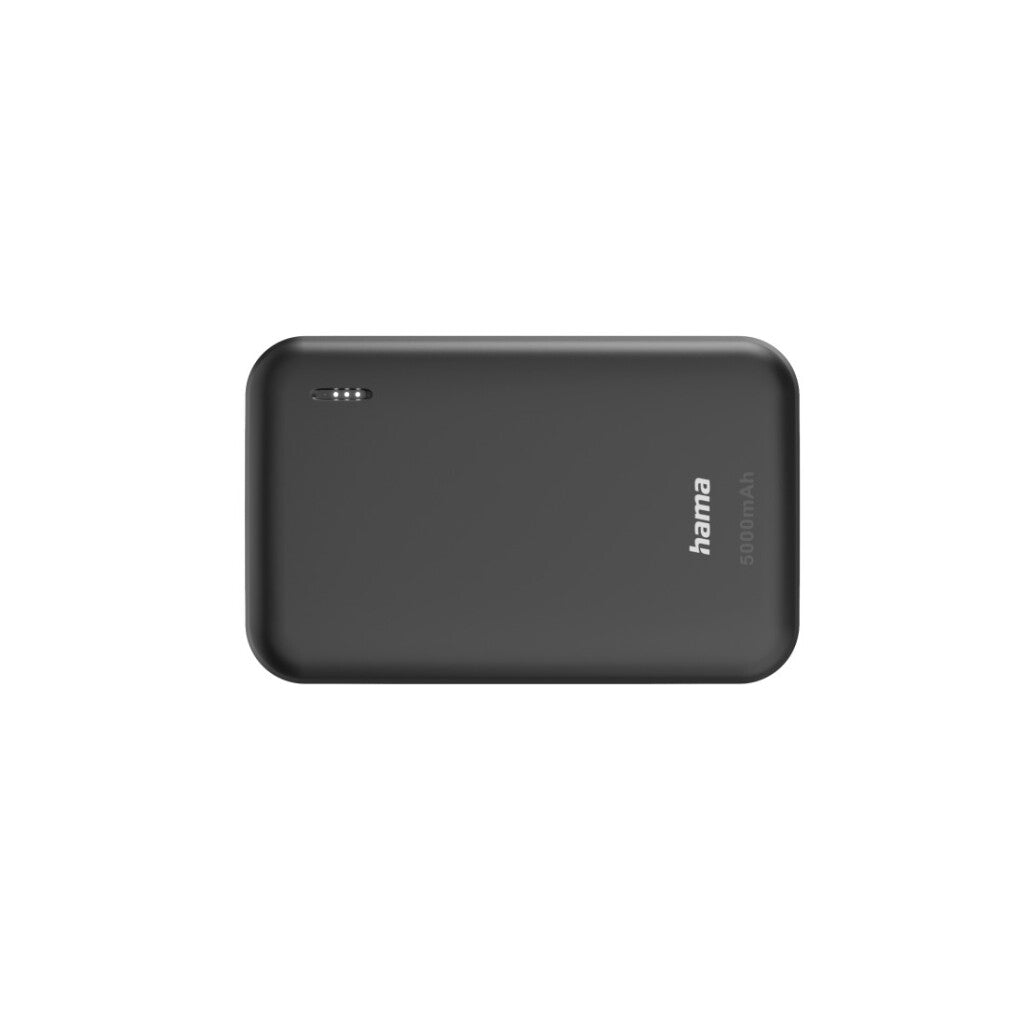 Hama powerpack pocket 5 5000mah uitgangen: 2x usb-a antraciet