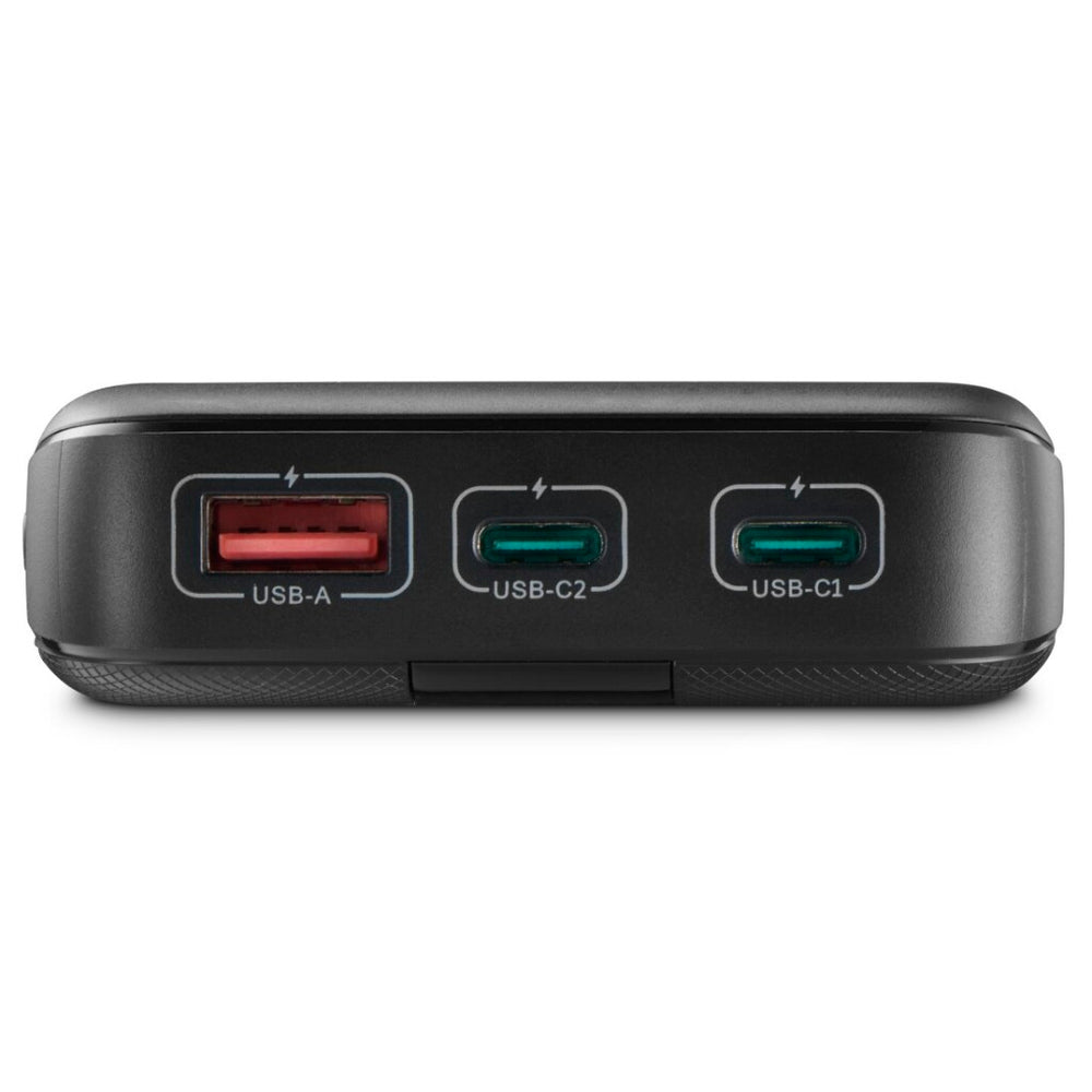 Hama powerpack pd 10 10000mah 3 uitgangen: 2x usb-c 1x usb-a antraciet