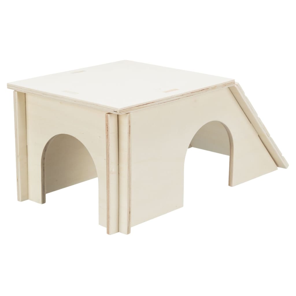 TRIXIE TRIXIE Knaagdierenhuis Gebogen 40x18x23 cm hout
