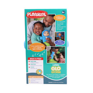 No brand playskool gloeiworm knuffel nachtlampje muziekfunctie baby speelgoed.