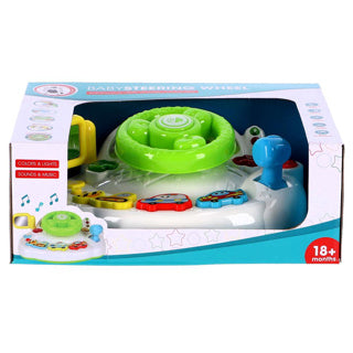Preskool babystuurtje met licht en geluid werkt op batterijen