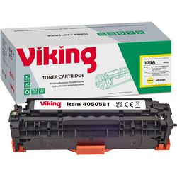 Tonercartridge viking ce412a geel