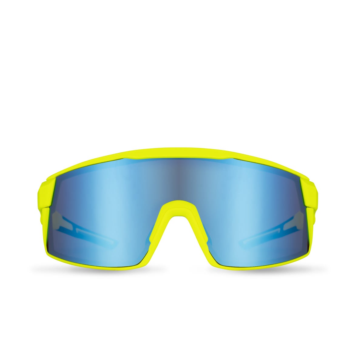 Agu verve hdii fietsbril geel neon blauw lens