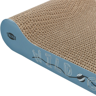 Trixie krabkarton kattenkruid blauw