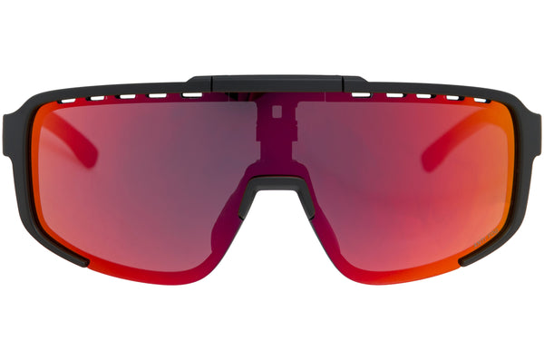 Agu bold 2.0 fietsbril zwart rood lens