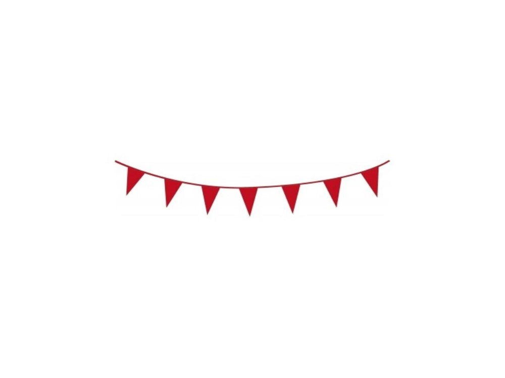 Haza vlaggenlijn 10mtr rood vlaggenlijn 10mtr rood