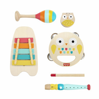 Fisher Price houten muzikale geschenkset