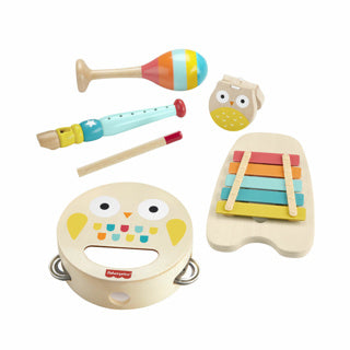 Fisher Price houten muzikale geschenkset