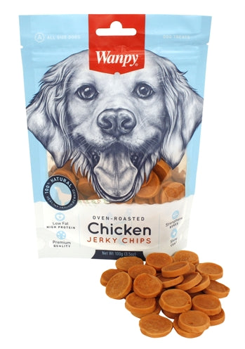 Wanpy Ovengeroosterde kip jerky chips