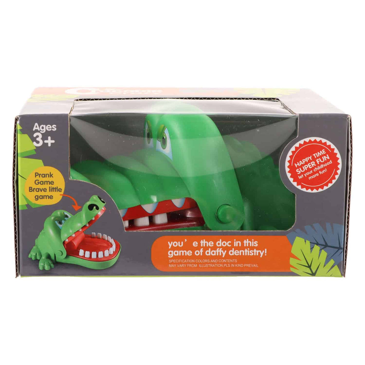 Jonotoys bijtende krokodil actie spel