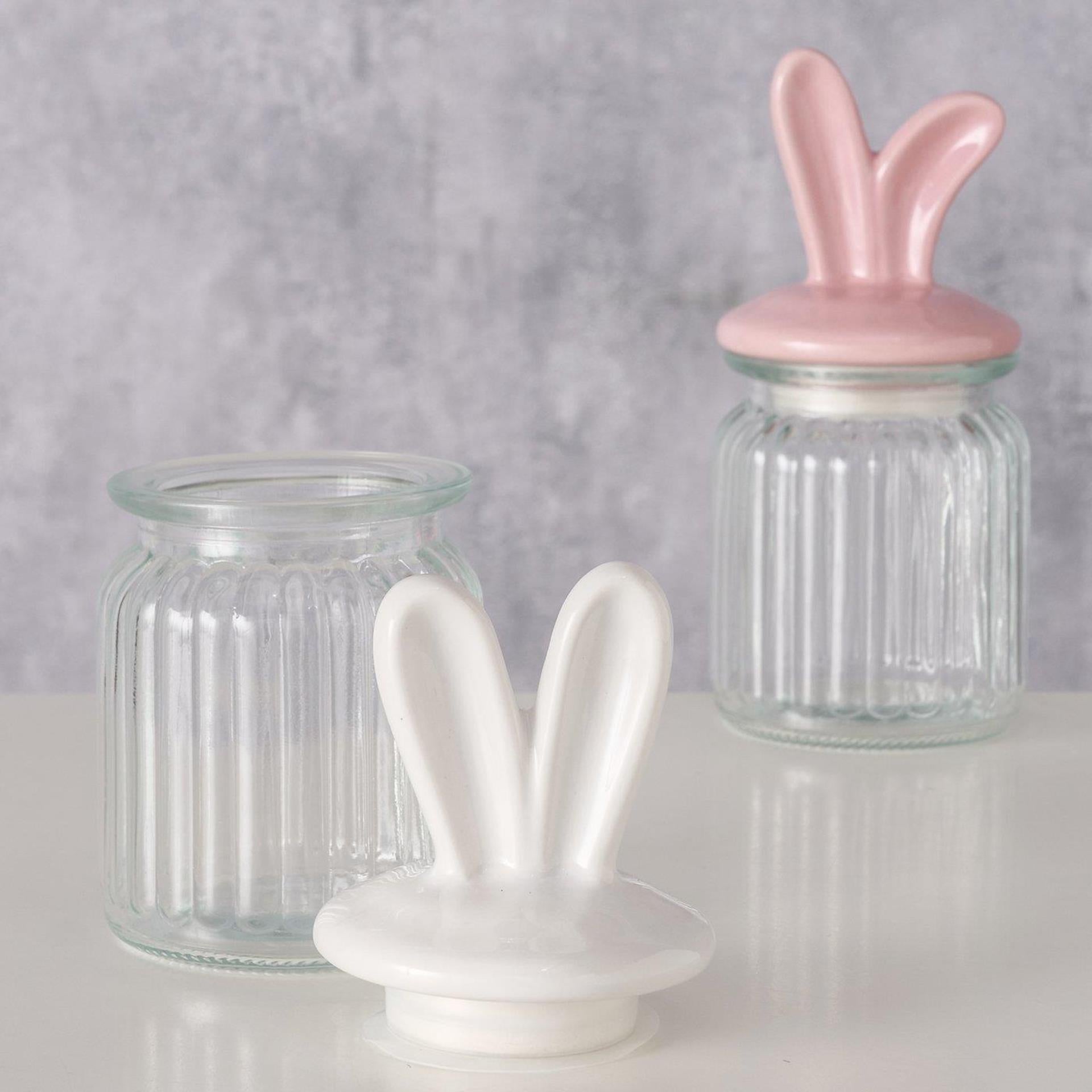 Boltze home voorraadpot oren haas 260ml
