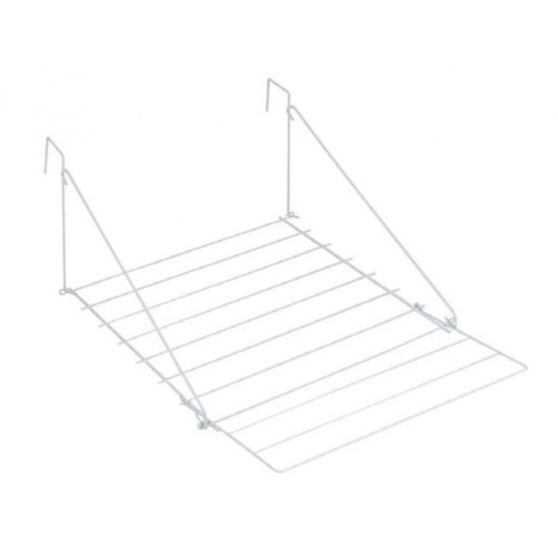 Tomado metaltex droogrek breda balkon hangdroogrek 7m wit
