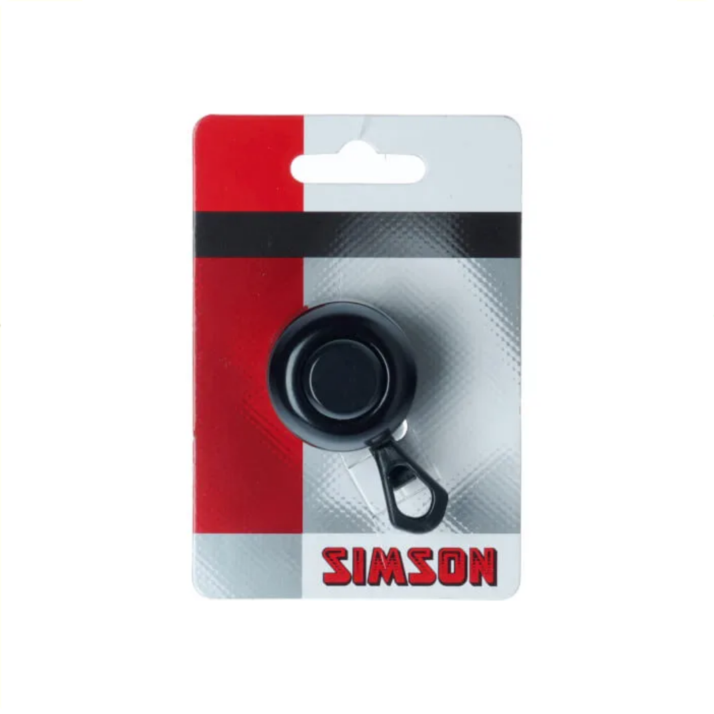 fietsbel mini 34 mm zwart