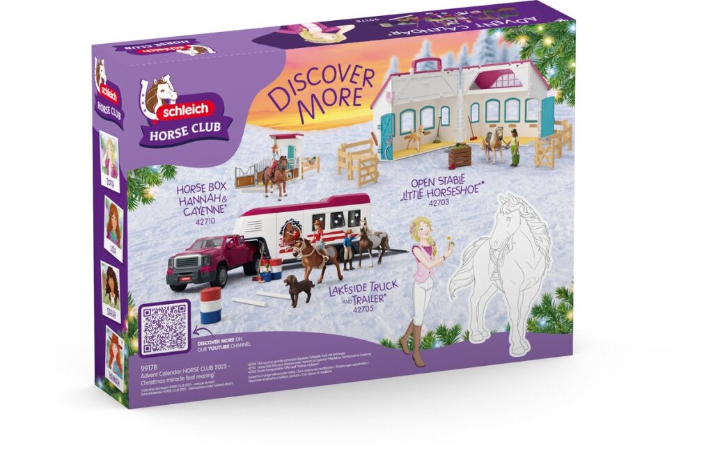 Schleich 99178 advent calendar horse club 2025