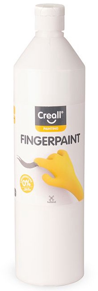 Creall vingerverf conserveringsvrij wit, 750ml