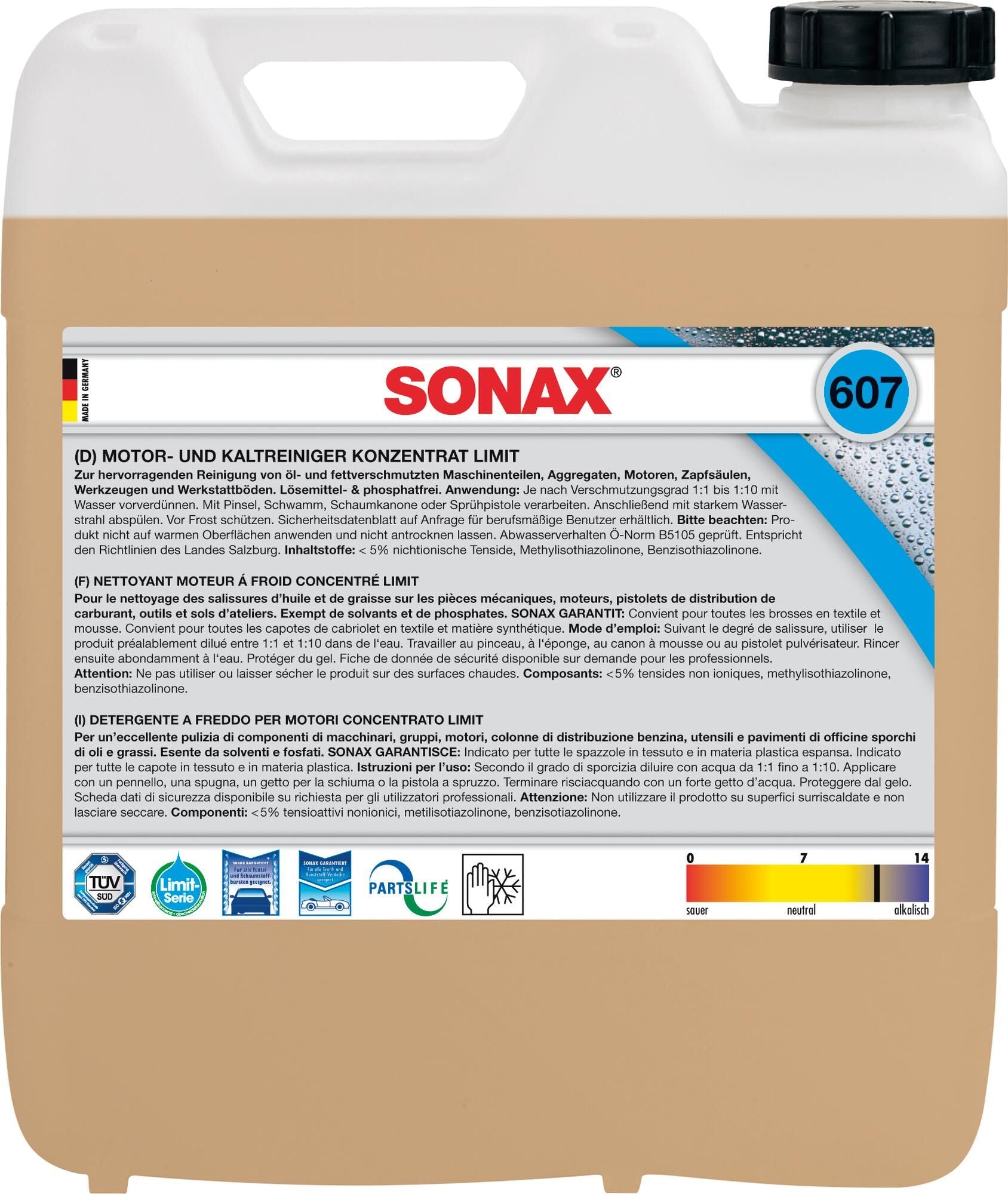 Sonax koudreiniger limit cold cleaner 10 ltr.