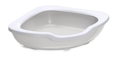 Imac Corner litter box Fred light grey