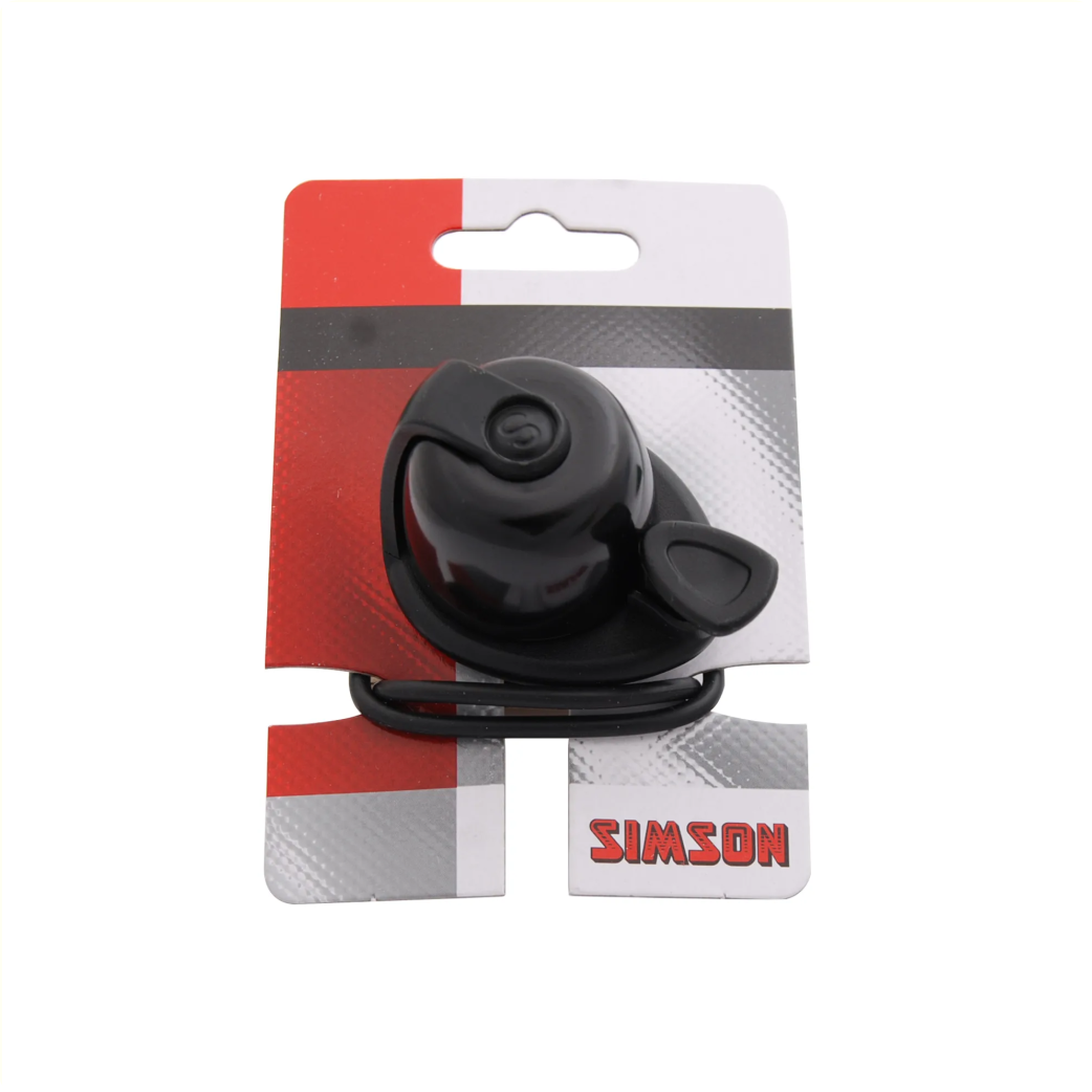 Simson fietsbel Allure zwart-zwart op kaart