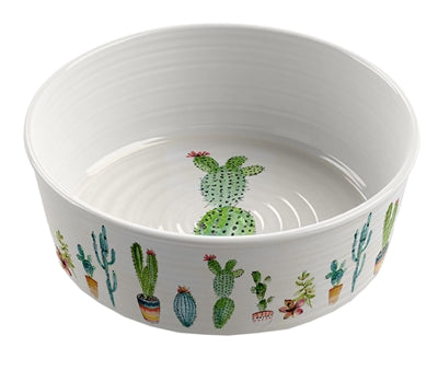 Tarhong voerbak hond cactusprint 1 melamine