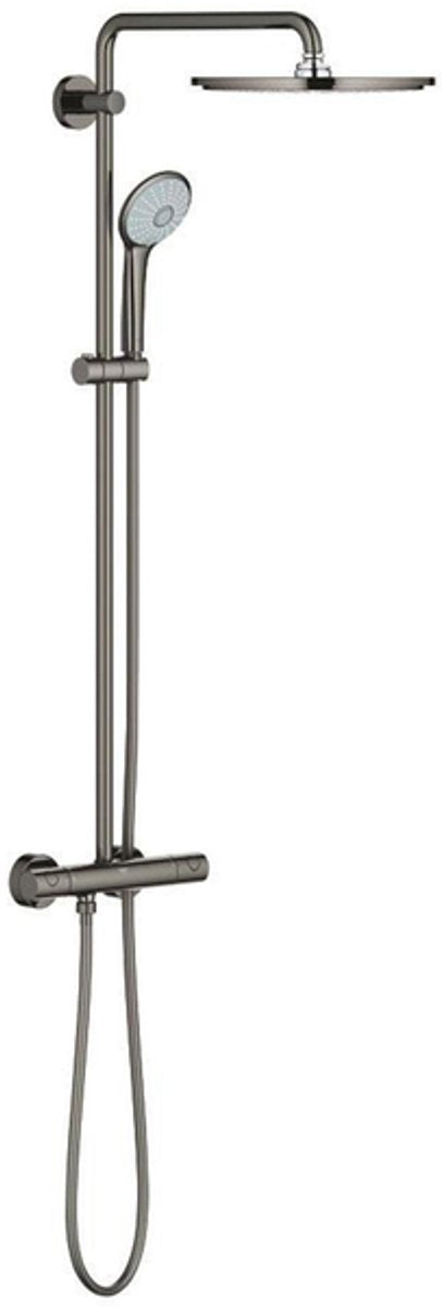Grohe euphoria xxl 310 douchesysteem - regendouche - 㸠31cm - met thermostaatkraan - hard graphite (antraciet glanzend) - 26075a00
