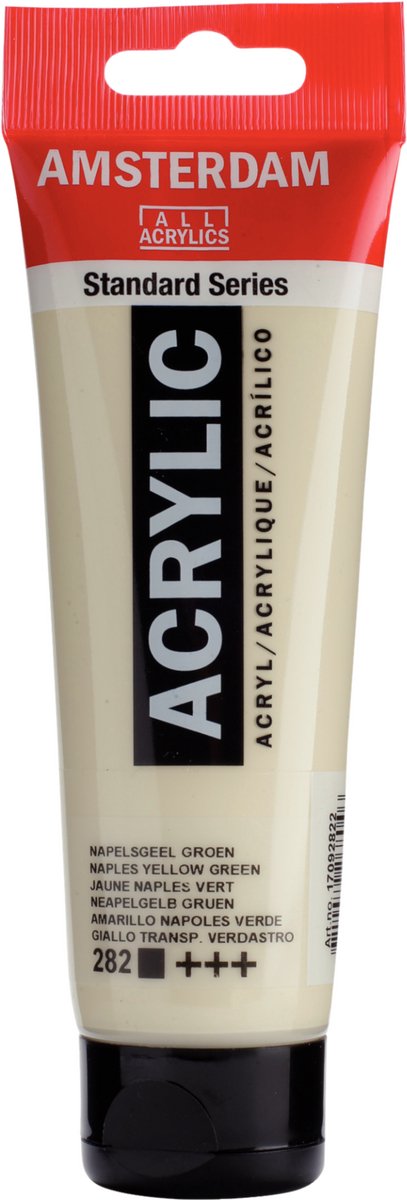 Amsterdam standard series acrylverf tube 120 ml napelsgeel groen 282