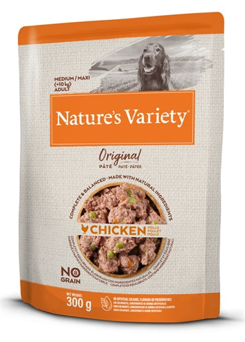 Natures Variety Original Adult Medium Maxi Pouch Kip zonder granen