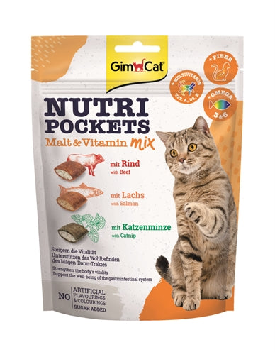 Gimcat Nutri pockets mout-vitaminemix