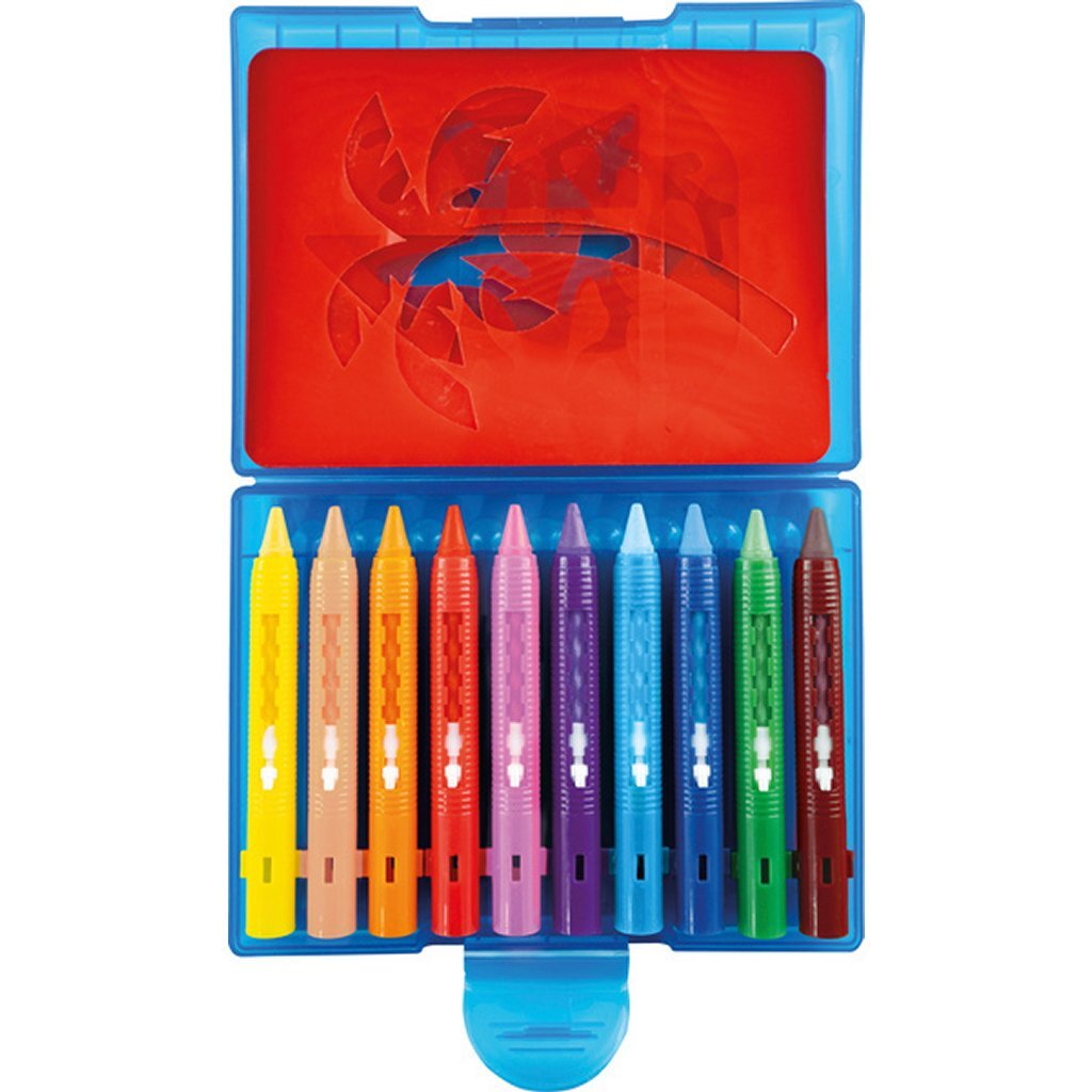 Eberhard faber ef-524110 badkrijt 10 stuks bewaardoos incl. 5 patronen