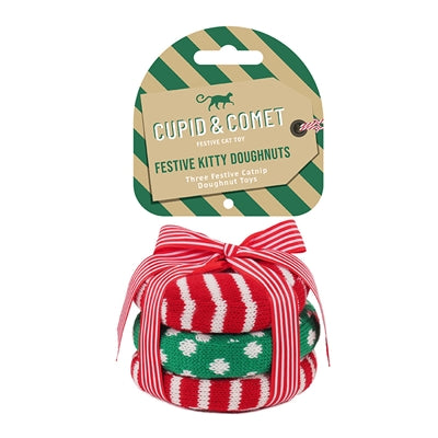 Rozenhouten kattendonuts