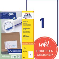 Avery etiketten quickpeel wit