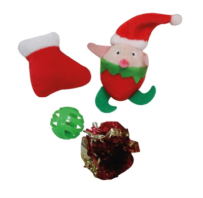 Croci xmas kattenlolly met speelgoed