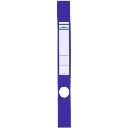 Rugetiketten durable 60 x 390 mm blauw 10 stuks