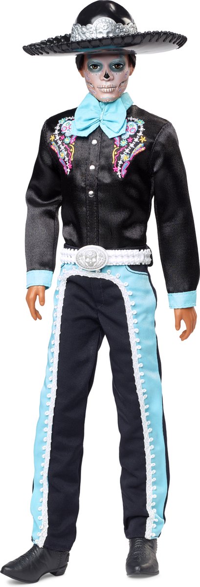 Mattel-handtekening Dia de Muertos Ken