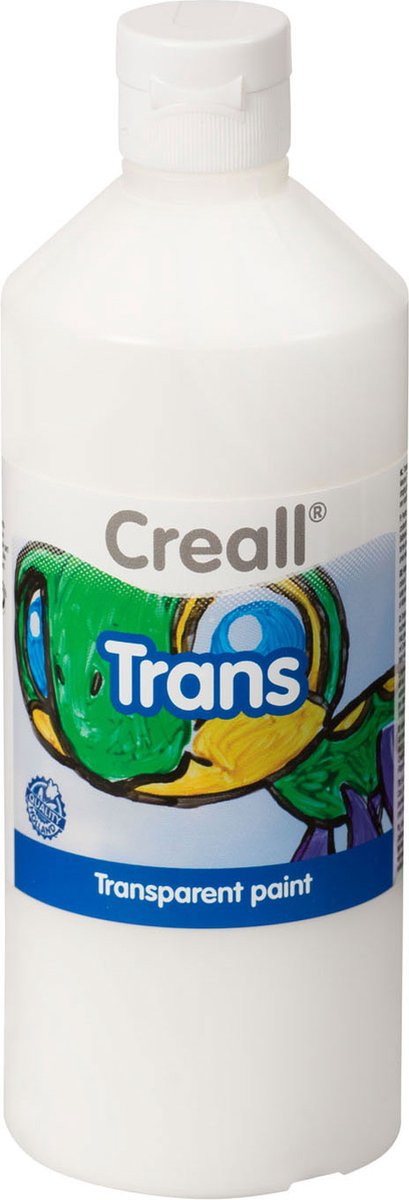 Creall Window Paint Transparent White 500ml | 1 bottle