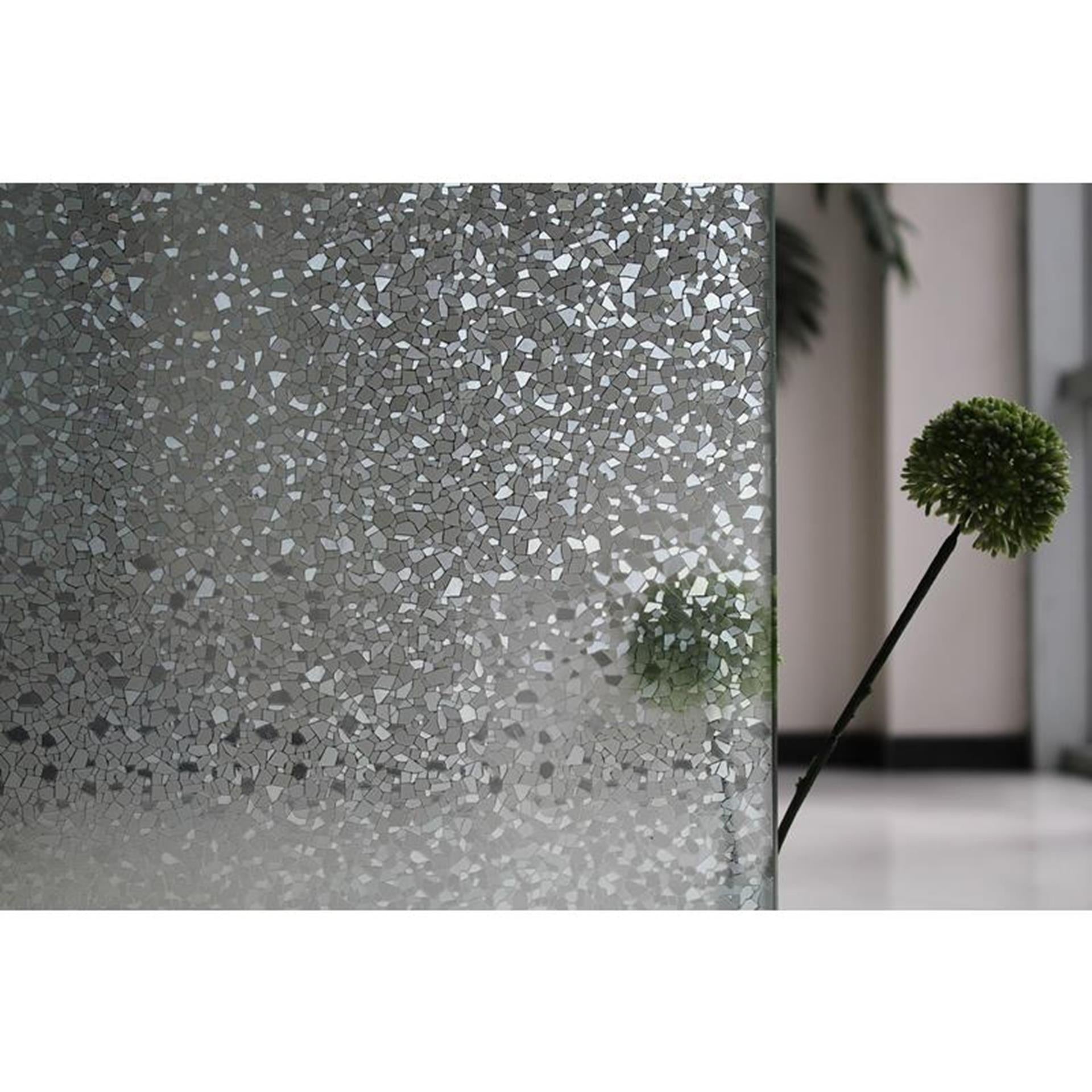 Wicotex raamfolie statisch stenen 45cm x 2m