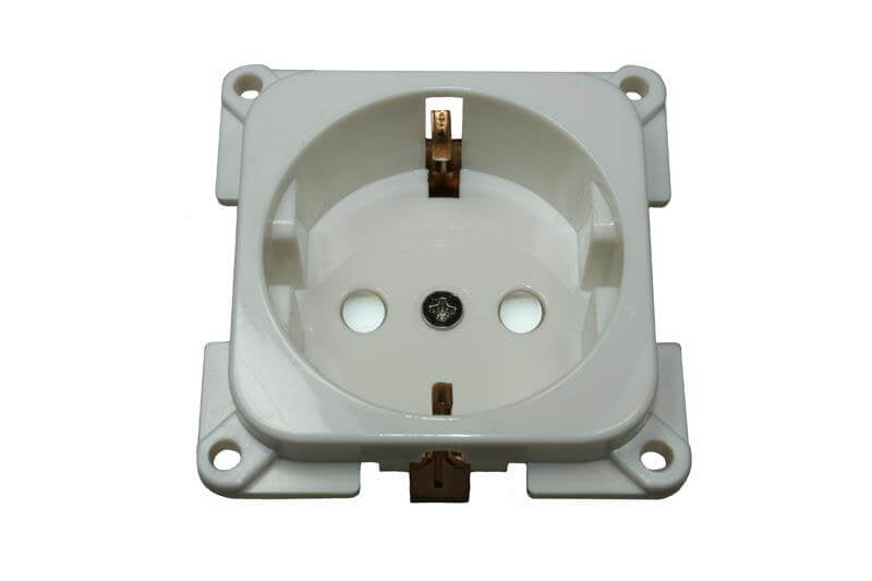 C-line wandcontactdoos camper en caravan 230 volt wit - zonder verkoopverpakking