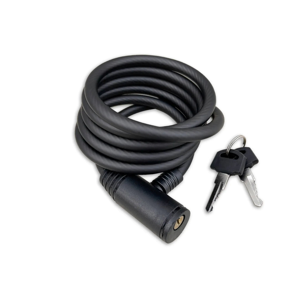 Lynx Coiled Cable Lock 150cm-hardened steel
