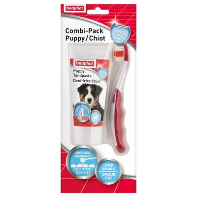 Beaphar Tandpasta en borstel combipack puppy
