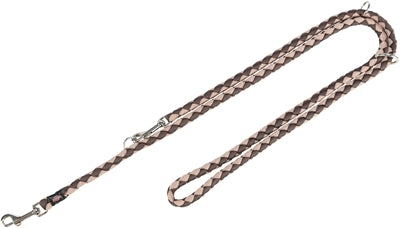 Trixie hondenriem cavo verstelbaar bruin beige